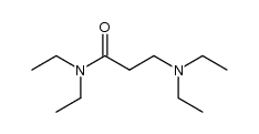 3-(diethylamino)-N,N-diethylpropionamide Structure