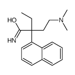 4-dimethylamino-2-ethyl-2-naphthalen-1-yl-butanamide结构式