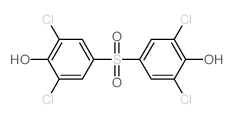 Phenol,4,4'-sulfonylbis[2,6-dichloro-结构式