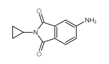 5-AMINO-2-CYCLOPROPYL-1H-ISOINDOLE-1,3(2H)-DIONE Structure