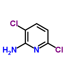 2-氨基-3,6-二氯吡啶结构式