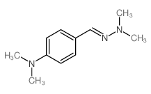 4-[(dimethylhydrazinylidene)methyl]-N,N-dimethyl-aniline Structure