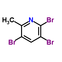 2,3,5-三溴-6-甲基吡啶结构式