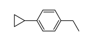 4-ethyl-phenylcyclopropane Structure