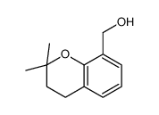 (2,2-二甲基苯并二氢吡喃-8-基)甲醇结构式