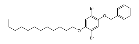 1,4-dibromo-2-dodecoxy-5-phenylmethoxybenzene结构式