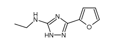 ethyl-(5-furan-2-yl-1H-[1,2,4]triazol-3-yl)-amine Structure