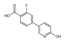 2-fluoro-4-(6-oxo-1H-pyridin-3-yl)benzoic acid Structure