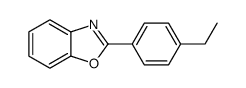 2-(4-乙基苯基)-苯并噁唑结构式