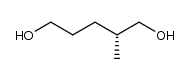 (-)-(S)-2-methylpentane-1,5-diol结构式