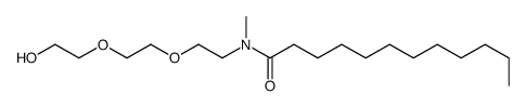 N-[2-[2-(2-hydroxyethoxy)ethoxy]ethyl]-N-methyldodecanamide Structure
