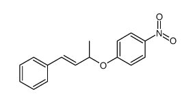 1-nitro-4-((4-phenylbut-3-en-2-yl)oxy)benzene结构式