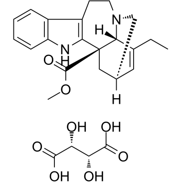 酒石酸长春质碱结构式