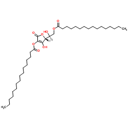 2,6-二-O-棕榈酰-L-抗坏血酸结构式