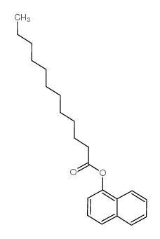 十二烷酸1-萘酯结构式