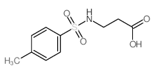 3-(甲苯-4-磺酰基氨基)-丙酸结构式