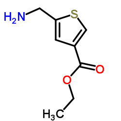 Ethyl 5-(aminomethyl)-3-thiophenecarboxylate Structure