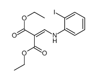 2-((2-碘苯基氨基)亚甲基)丙二酸二乙酯结构式