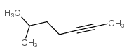 6-methyl-2-heptyne Structure