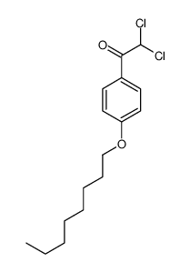 2,2-dichloro-1-(4-octoxyphenyl)ethanone Structure
