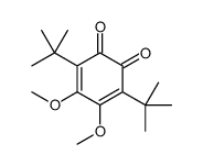 3,6-ditert-butyl-4,5-dimethoxycyclohexa-3,5-diene-1,2-dione Structure