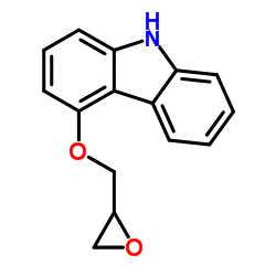 4-环氧丙烷氧基咔唑结构式