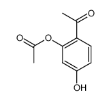 2-acetoxy-4-hydroxyacetophenone Structure