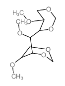 D-glycero-D-galacto-Heptitol,2,4,6-tri-O-methyl-1,3:5,7-di-O-methylene- (8CI) Structure