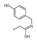 N-[(4-hydroxyphenyl)methyl]-2-iodoacetamide Structure