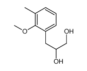 3-(2-methoxy-3-methylphenyl)propane-1,2-diol结构式