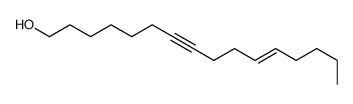 hexadec-11-en-7-yn-1-ol结构式