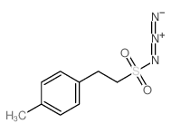 Benzeneethanesulfonylazide, 4-methyl-结构式