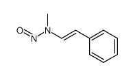 N-Methyl-N-nitroso-trans-styrylamin结构式