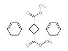 1,3-Cyclobutanedicarboxylicacid, 2,4-diphenyl-, 1,3-dimethyl ester, (1a,2a,3b,4b)- Structure