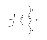 2-methyl-2-(3,5-dimethoxy-4-hydroxyphenyl)butane Structure