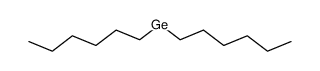 dihexyl germane Structure