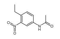 N-(4-ethyl-3-nitrophenyl)acetamide结构式