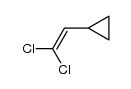 1,1-dichloro-2-cyclopropylethylene结构式