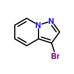 3-溴吡唑并[1,5-a]吡啶结构式