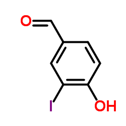 4-羟基-3-碘苯甲醛结构式