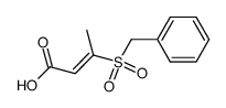 β-Benzylsulfonyl-cis-crotonsaeure Structure