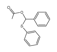 α-acetoxybenzyl phenyl sulfide Structure