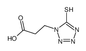 3-(5-sulfanylidene-2H-tetrazol-1-yl)propanoic acid Structure