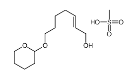 methanesulfonic acid,7-(oxan-2-yloxy)hept-2-en-1-ol结构式