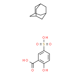 Salicylic acid, hydrogen sulfate, compd. with hexamethylene tetramine (1:1) Structure