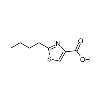 2-丁基噻唑-4-羧酸结构式