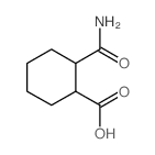 2-carbamoylcyclohexane-1-carboxylic acid结构式