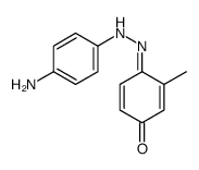 4-[(p-aminophenyl)azo]-m-cresol Structure