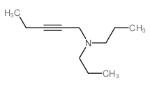N,N-dipropylpent-2-yn-1-amine结构式