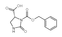 (R)-3-((BENZYLOXY)CARBONYL)-2-OXOIMIDAZOLIDINE-4-CARBOXYLIC ACID structure